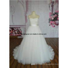 Ärmelloses Brautkleid Brautkleid Brautkleid OEM Service Factory